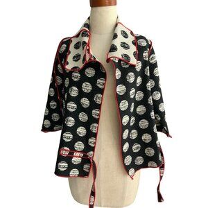 Anya art to wear one of a kind spring summer jacket small